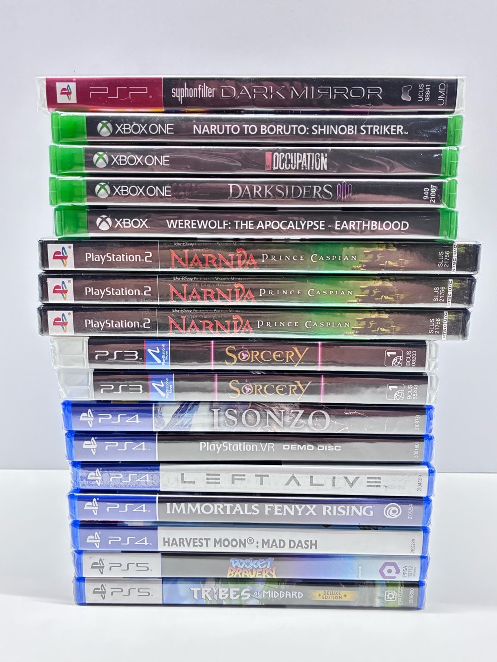 Lot of 17 Brand New Sealed Video Games - PlayStation 5, 4, 3, 2 - Xbox One - PSP
